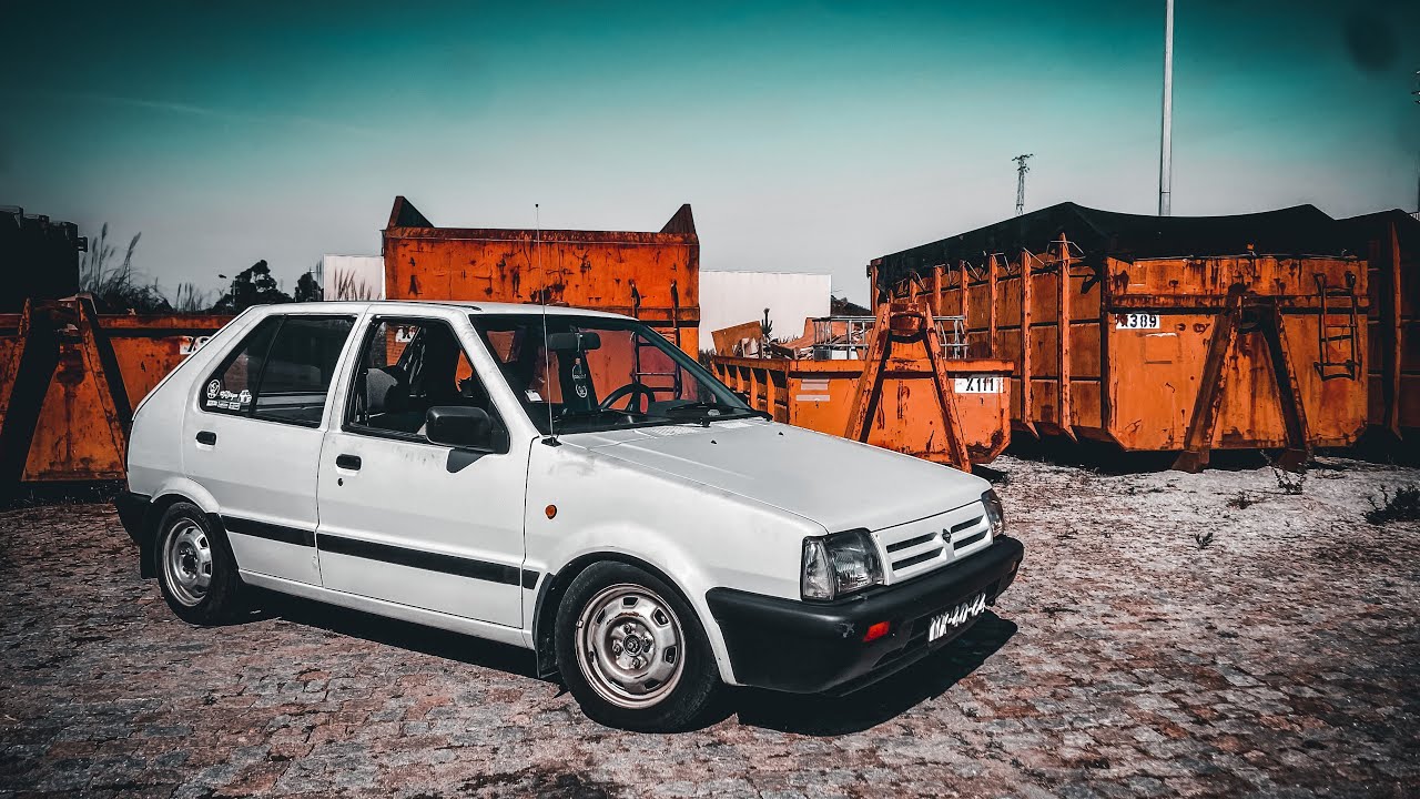 Adaptei Coilovers de VW Polo 6N no Micra k10!