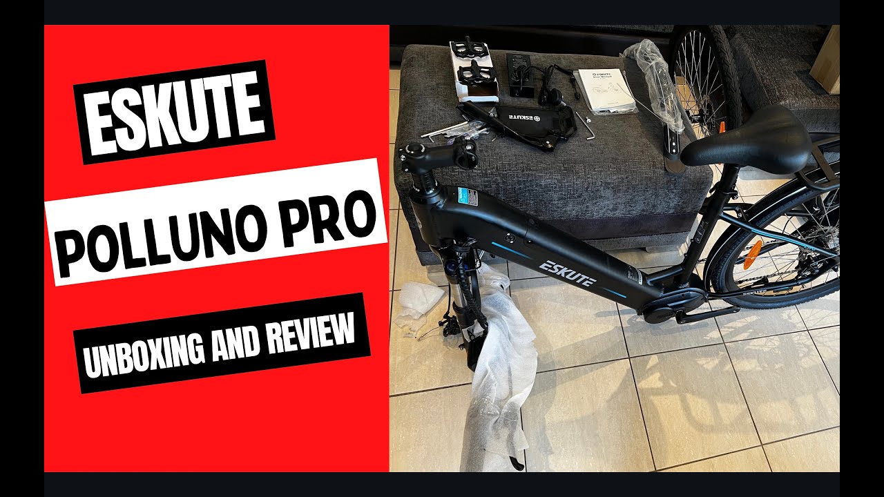 Best Ebike The Eskute Polluno Pro Unboxing and detailed look. Get £70 Off discount code 70PETER