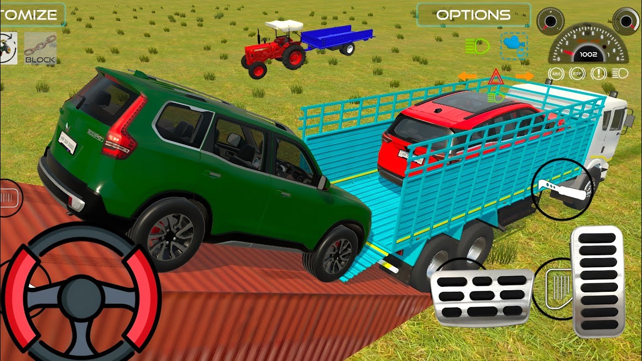 Drive JCB and Unloading Stone From Dumper  🎮🇮🇳 in Game 🎲🎮​ #tractor​ #dumper​#truck​#gamingvideos