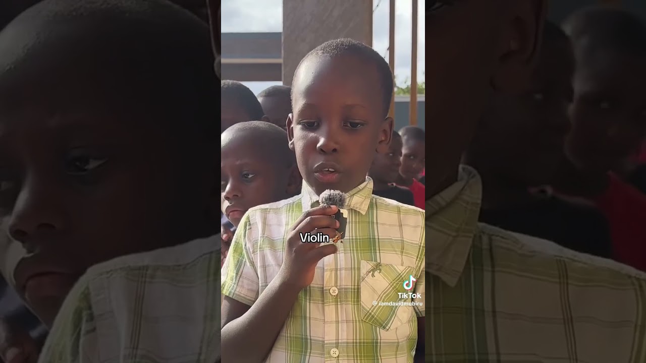 African Kids Pronouncing English Words