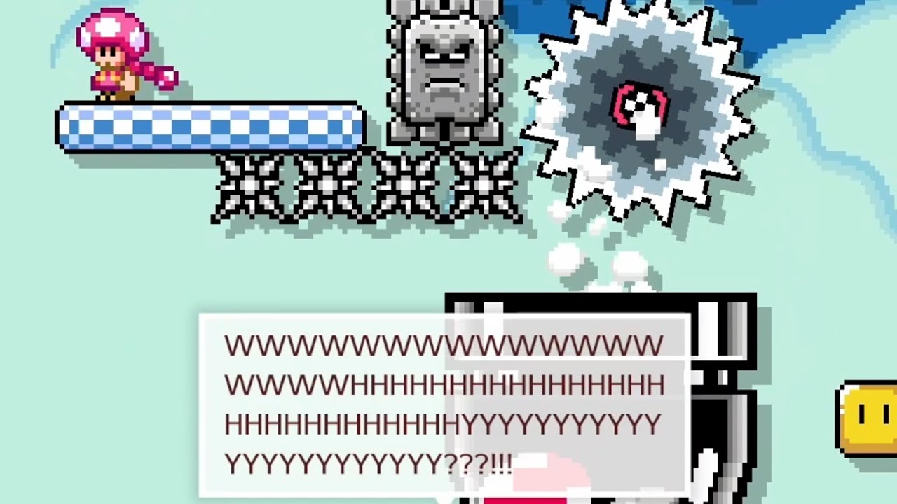 Повторение моего первого уровня Mario Maker 2