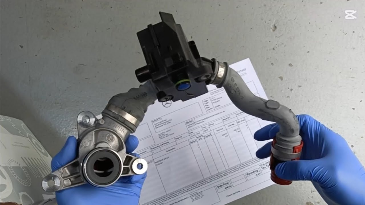 Mercedes Benz 2017 GLE350d PCV valve replacement (W166 engine)