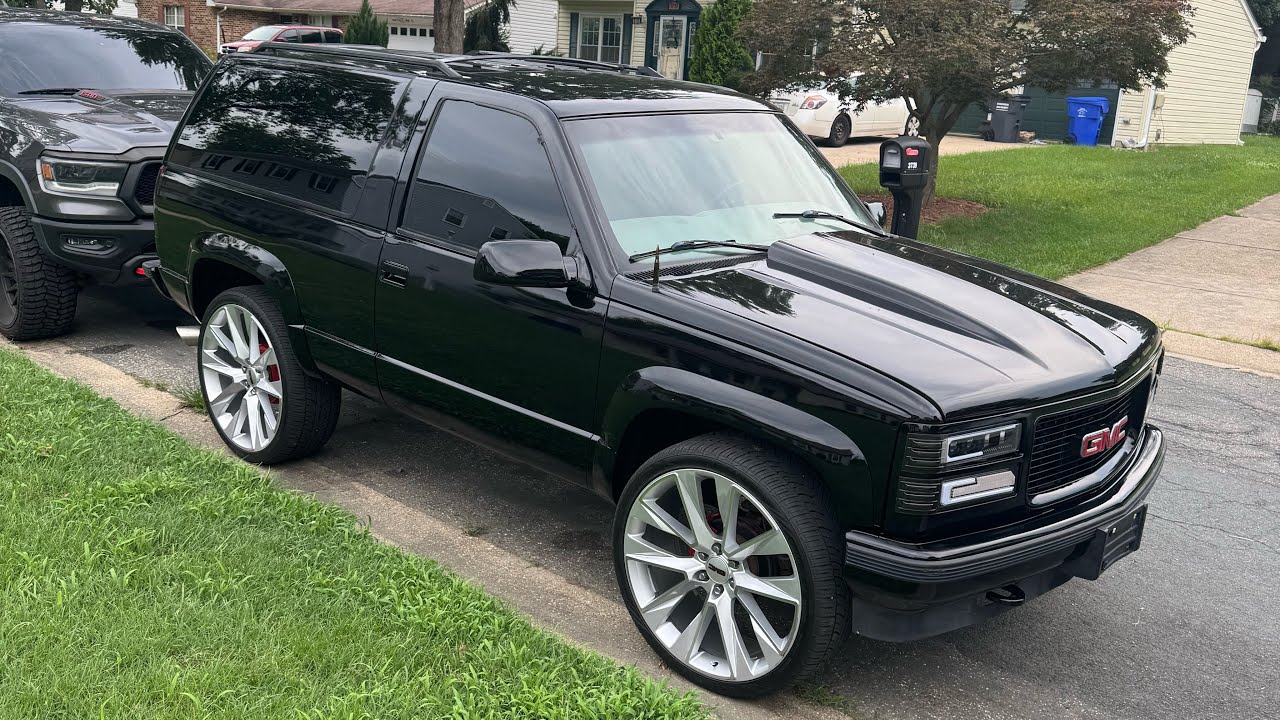 New Movotor Headlights & 26s Installed On The Yukon GT