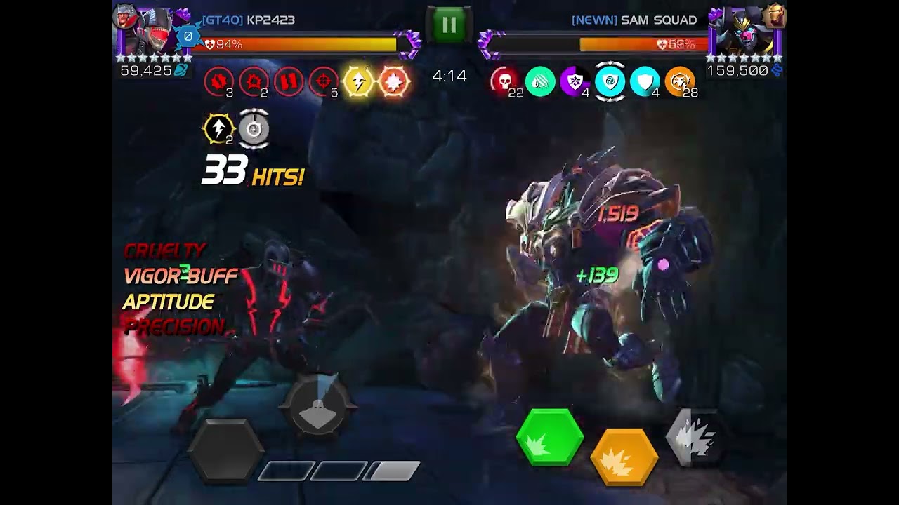 Vox vs Solvarch Node 49 Stunning Reflection/Polka Dot Power/Brute Force AW S62 Mcoc