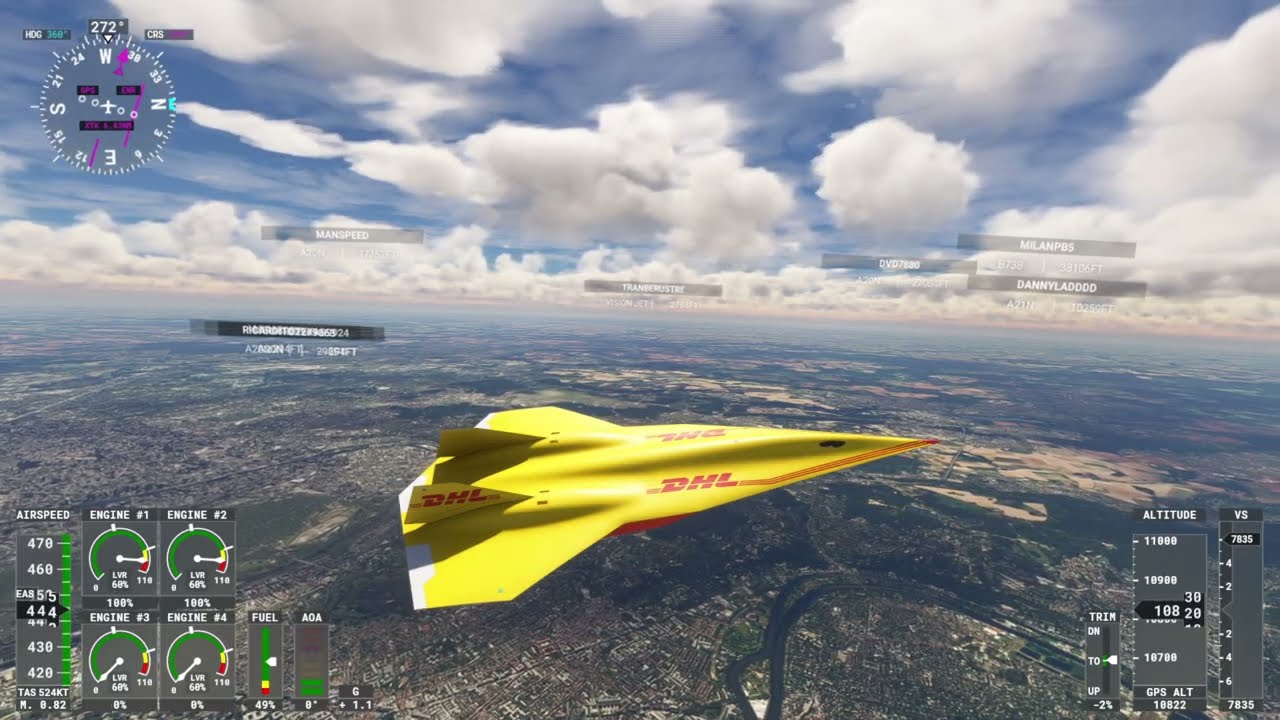 Experimental SR-72 Darkstar LFPB to KJFK MSFS2020 Microsoft Flight Simulator 2020