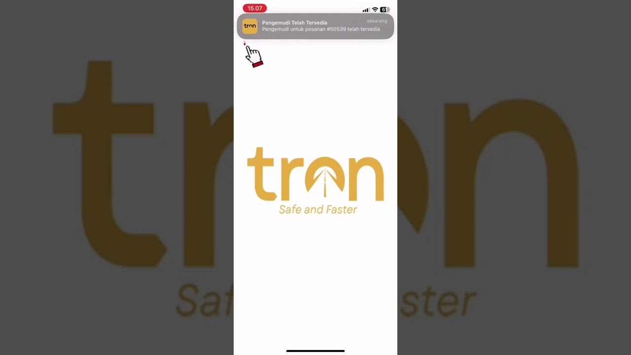 TUTORIAL KLIENTE  ORDER KARETA NO MOTOR TRON ( UZA HP IPHONE)
