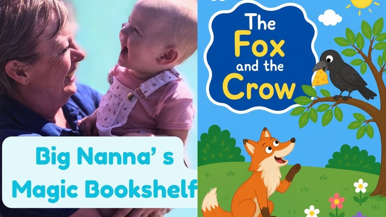 The Fox and the Crow 🦊🧀 | Aesop’s Classic Bedtime Story | Read by Big Nanna