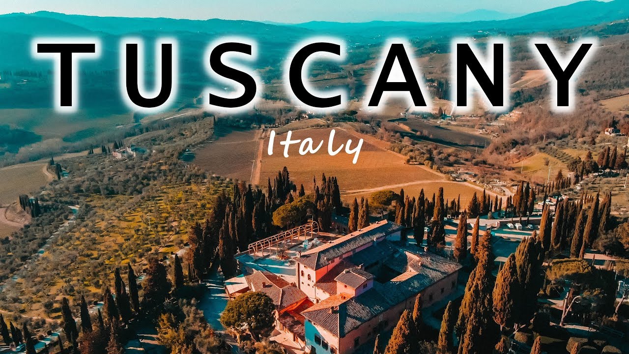 Tuscany (Italy) by Drone in 4K