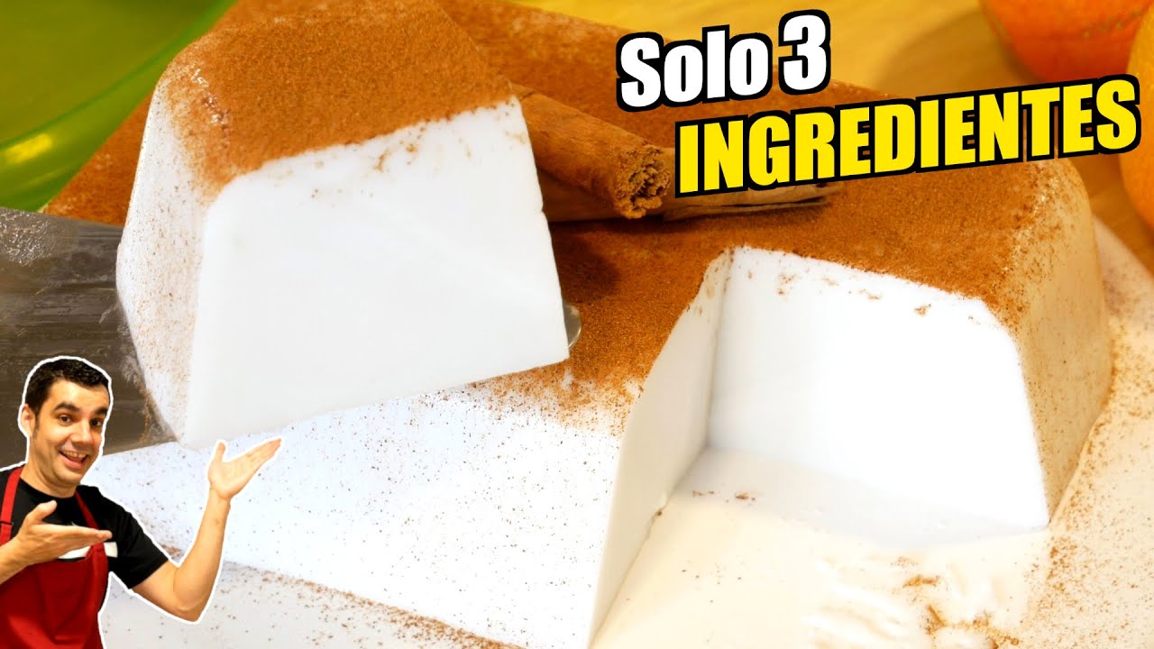 C&oacute;mo Preparar un Postre Exquisito en 10 Minutos con Solo 3 Ingredientes 🤤👌 Tembleque Puertorrique&ntilde;o