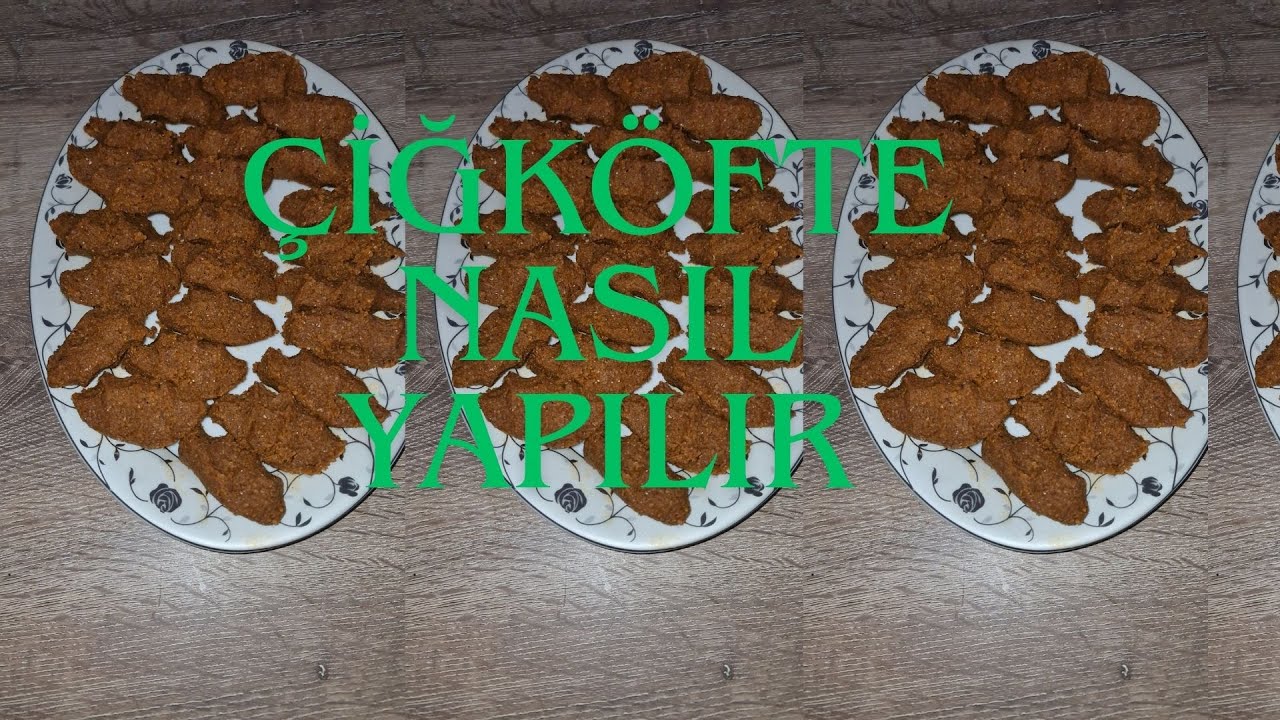 çiğköfte nasıl yapılır? 1 dakikada öğren