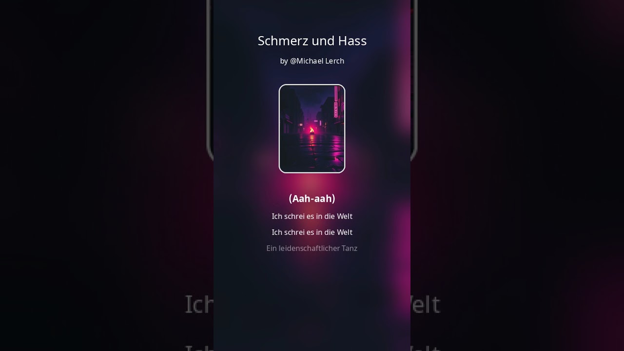 Schmerz und Hass
