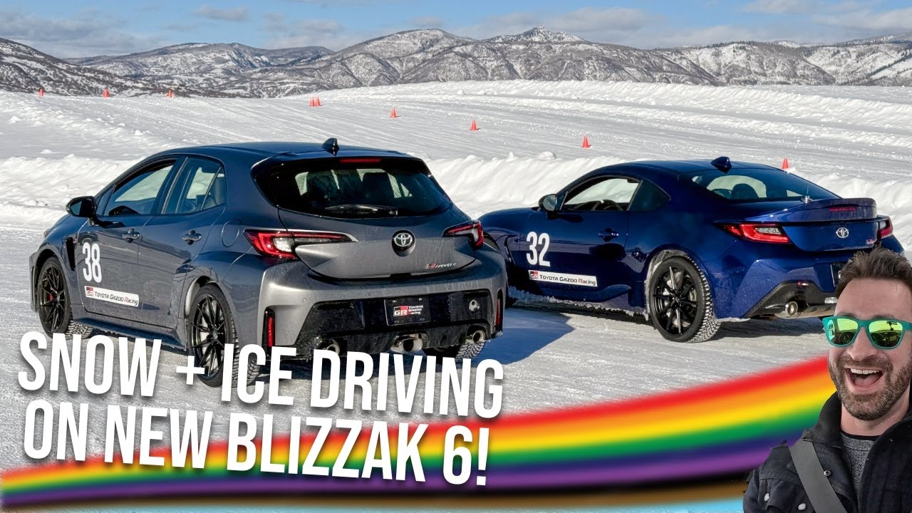 The Bridgestone Blizzak 6 is a Sports Car Snow Tire! Review at the Winter Driving School