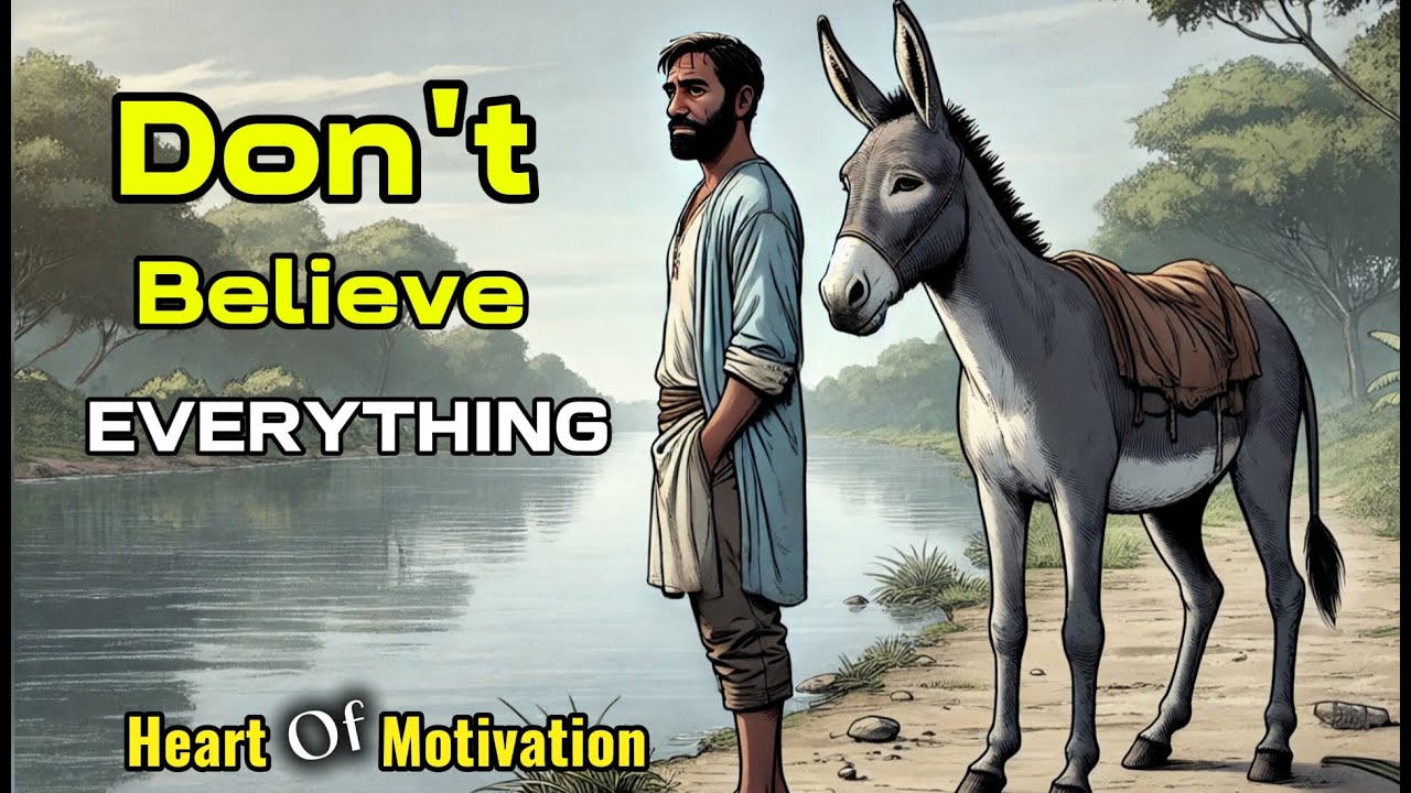 Don't Believe Everything! | Motivation tales  | Story in English for learning | life lesson story