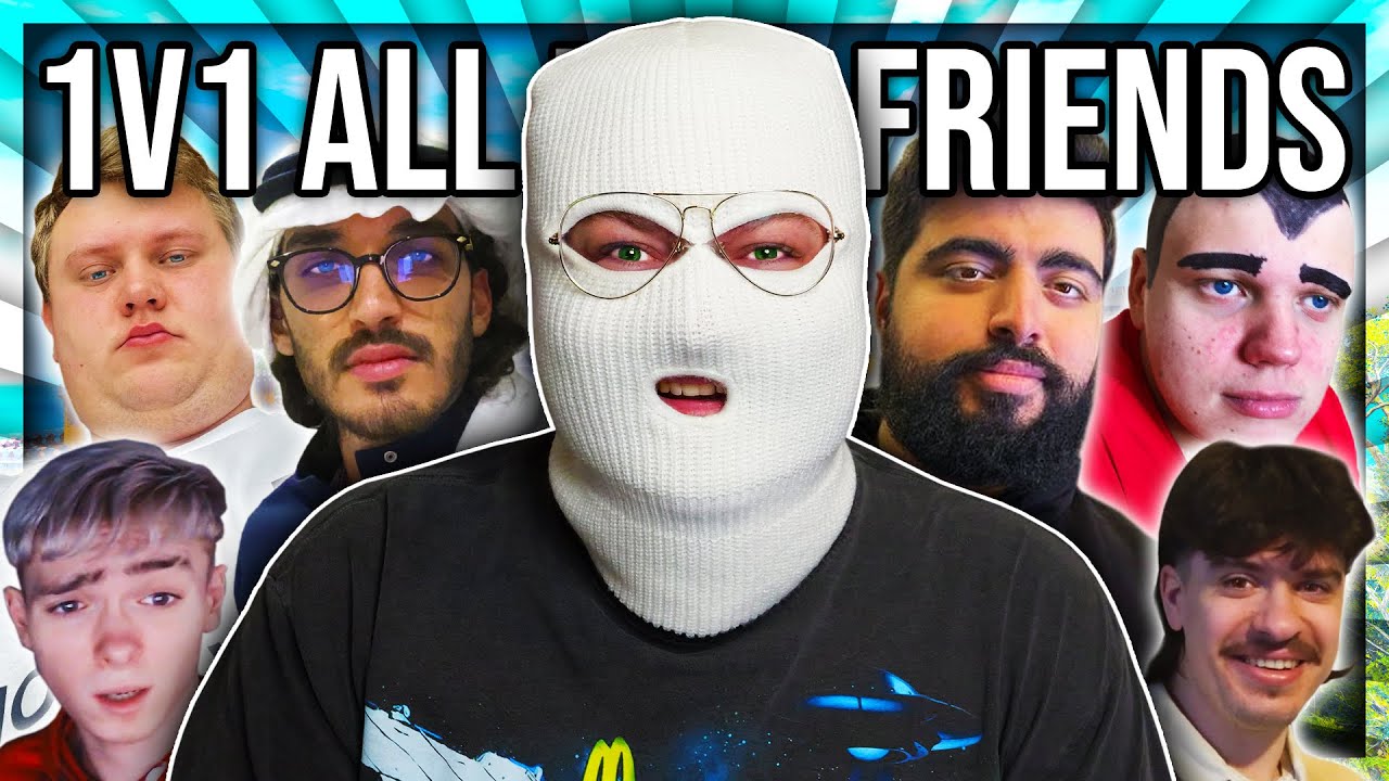 I 1V1 ALL MY FRIENDS (WHO'S BEST?)