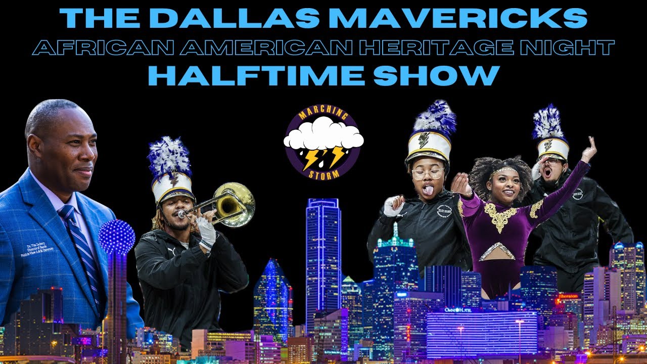 Dallas Mavericks - Halftime Show | PVAMU Marching Storm | 2023