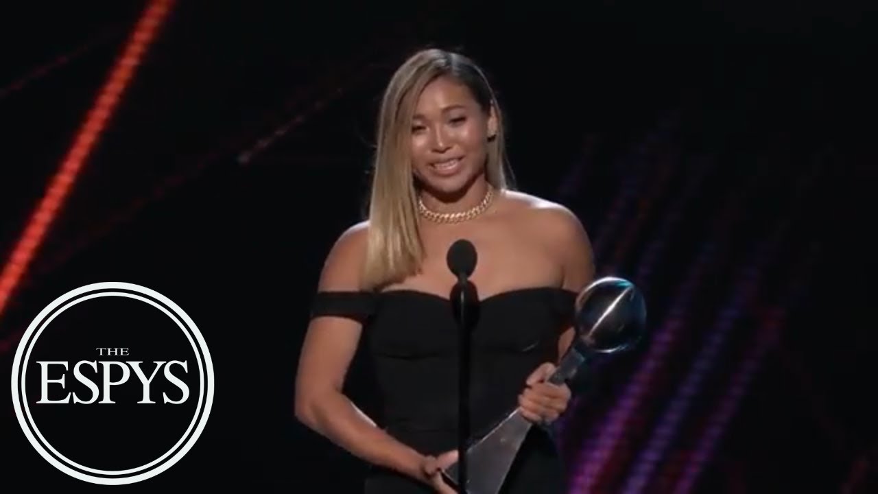 Chloe Kim wins Best Female Athlete award | 2018 ESPYS | ESPN