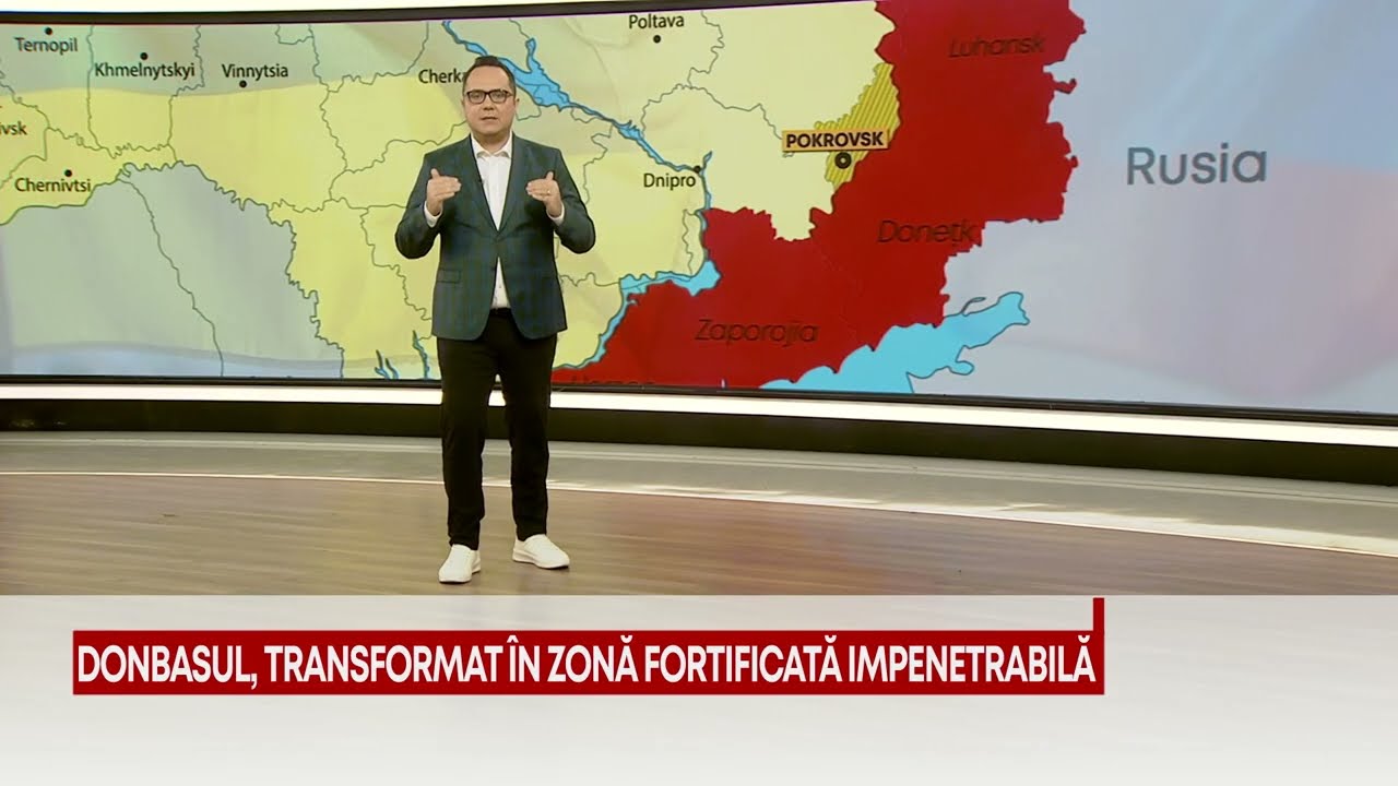 Ucraina are fortificațiile pe care și le-ar fi dorit încă din 2022. Explicații, de la Ștefan Onică