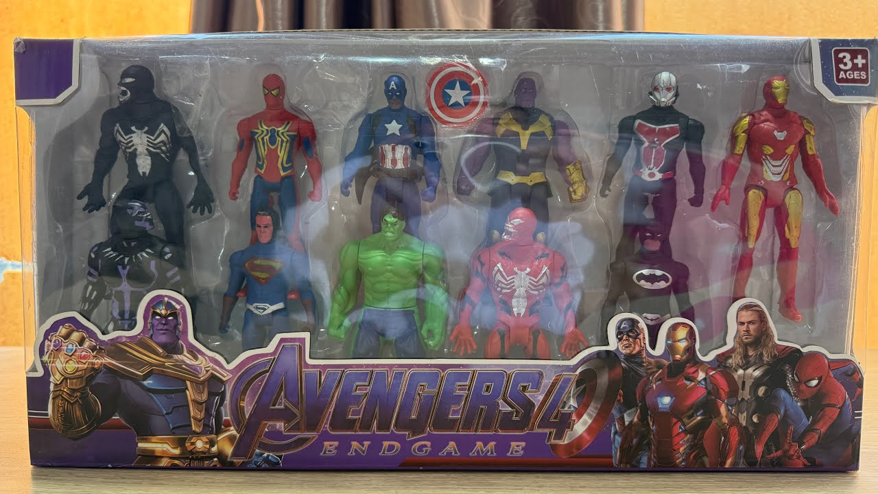 3 Minutes Satisfying With Unboxing Superhero Avengers x tung tung sahur x GTA V superhero | ASMR |