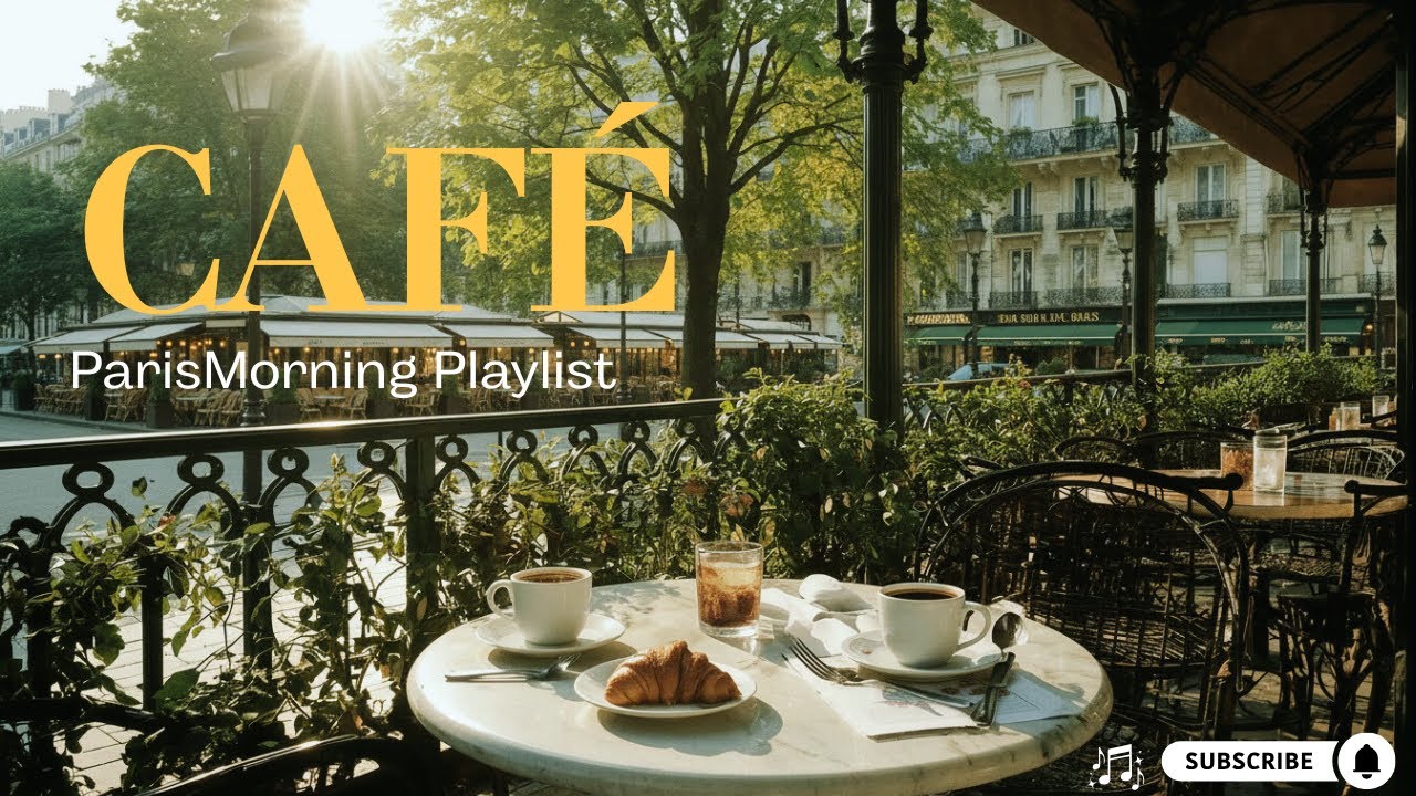 Paris Morning Café ☕ French Chic Jazz & Soft Vocals | Cozy Background Ambience