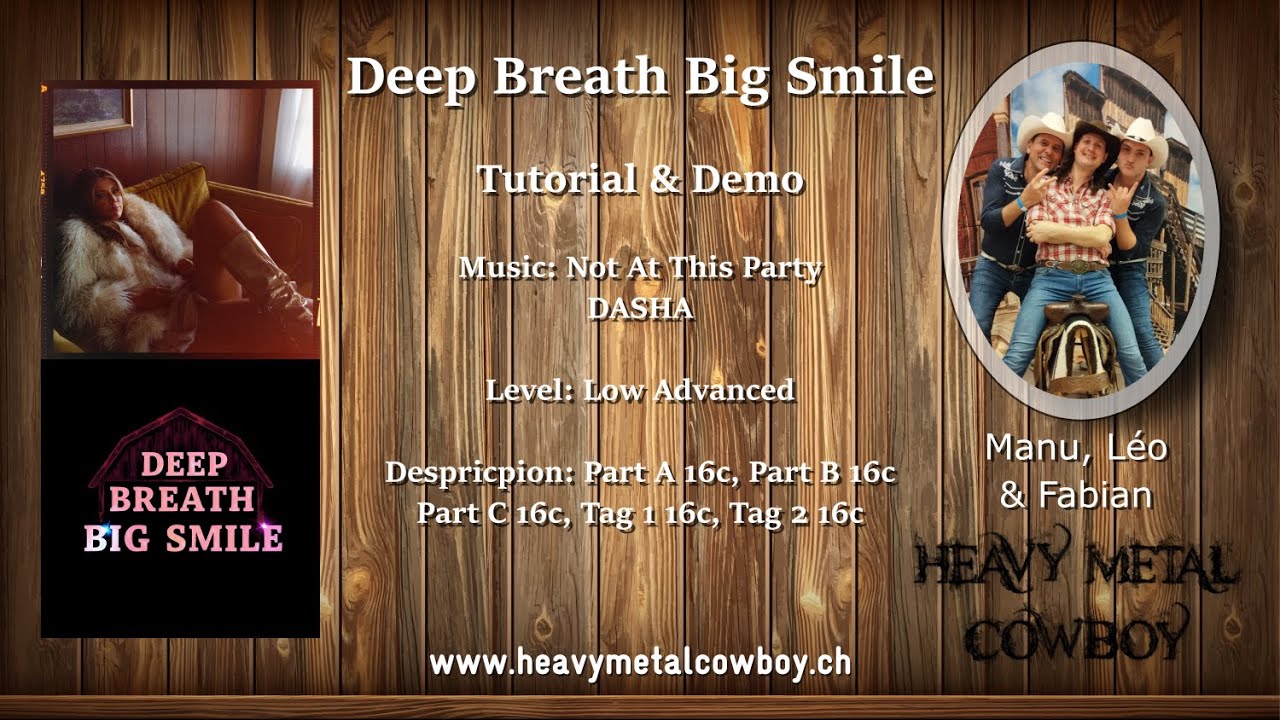 Deep Breath Big Smile - Teach & Dance (Not At This Party - Dasha)