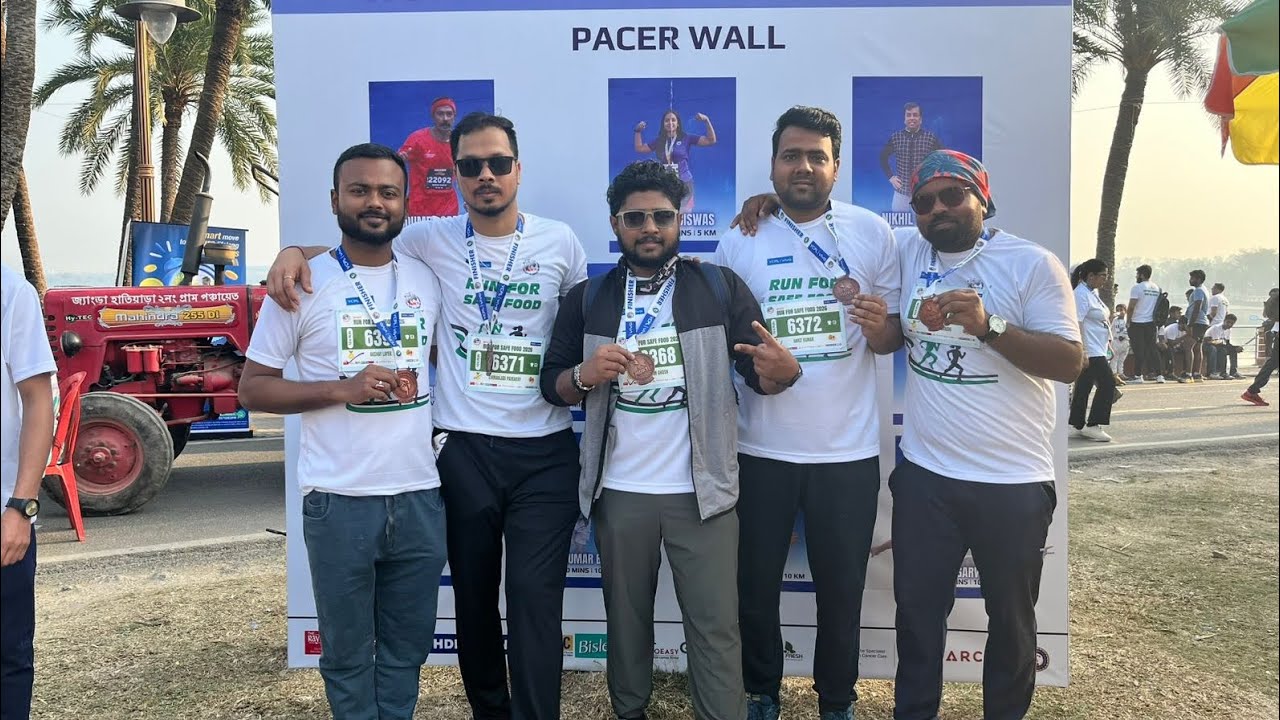 Marathon 2k26 Kolkata 10Km Organized by Mukti Fresh Organic. #runforsafefood @ngomukti
