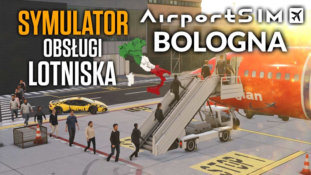 DLC Bologna w AirportSim (🇵🇱) #6 - Symulator Obsługi Lotniska