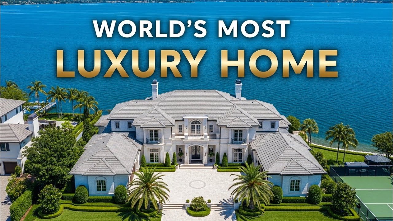 World’s Most Beautiful Waterfront Mansion – Full Tour