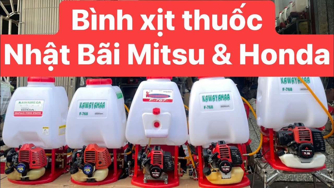 7/5 Bình xịt thuốc Nhật Bãi Mitsubishi & Honda. Đã lên nhông độ tua. Chân lò xo. Công tắc Nhật @tl33