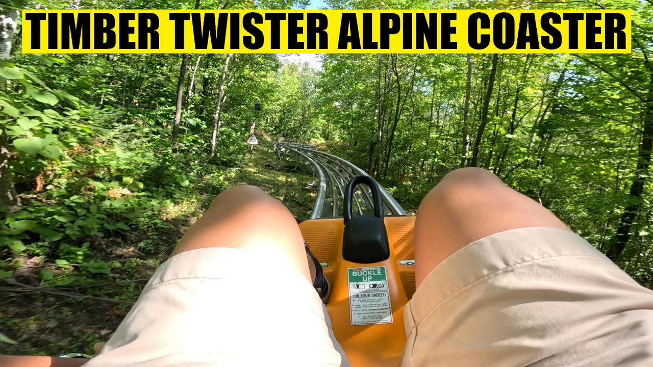 POV Timber Twister Alpine Coaster at Spirit Mountain (Duluth, MN)