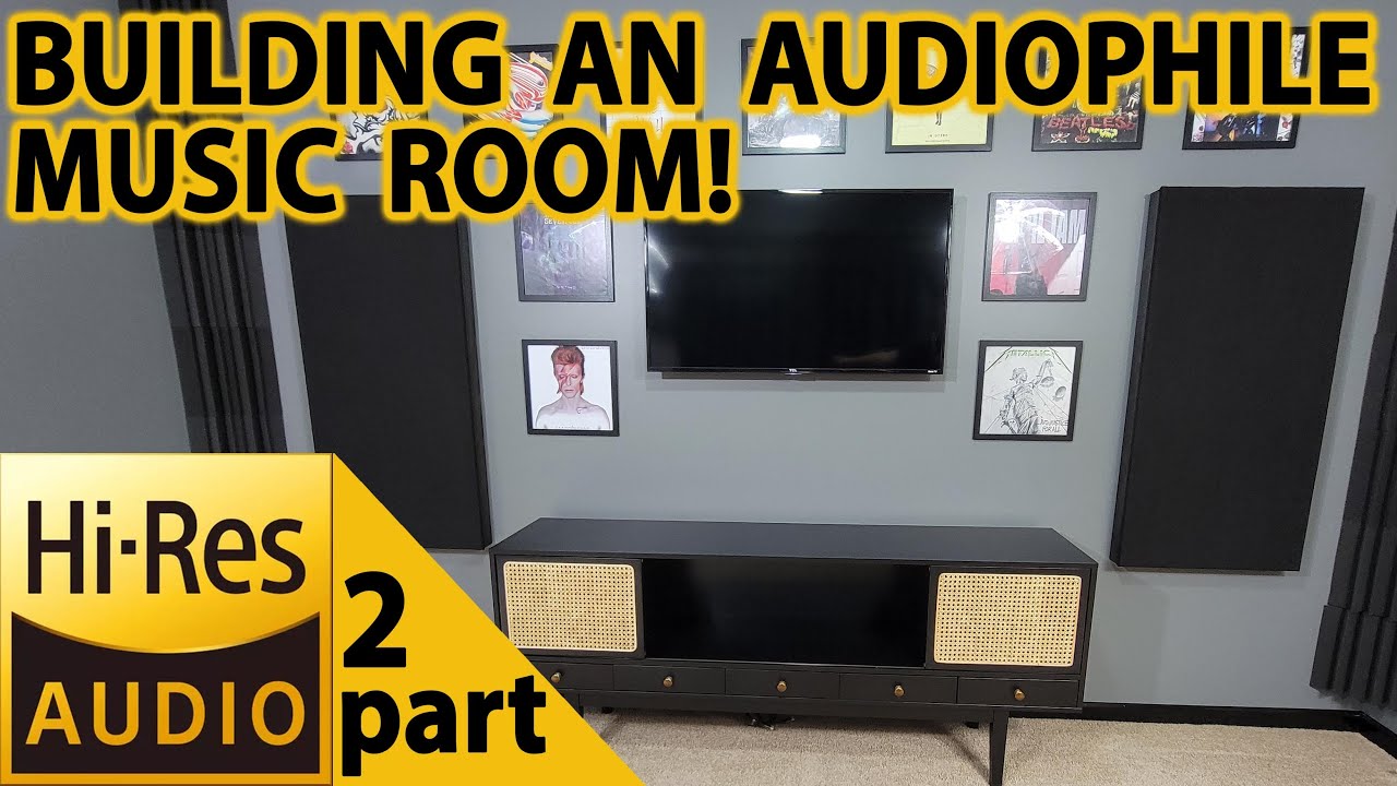 Audiophile 2.0 Channel Music Room! [Part 2] of my video series. [From scratch design to completion]
