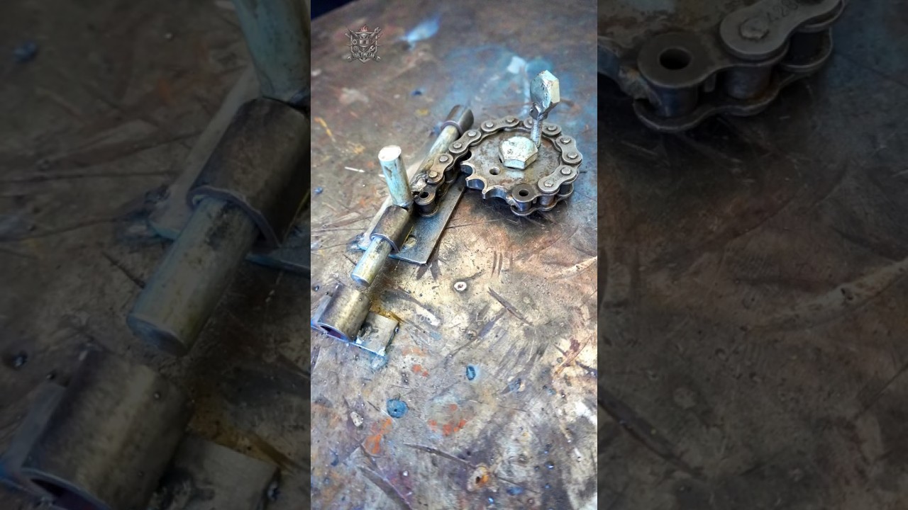 DIY Gate Latch Lock Idea – Reuse Bicycle Chain! 