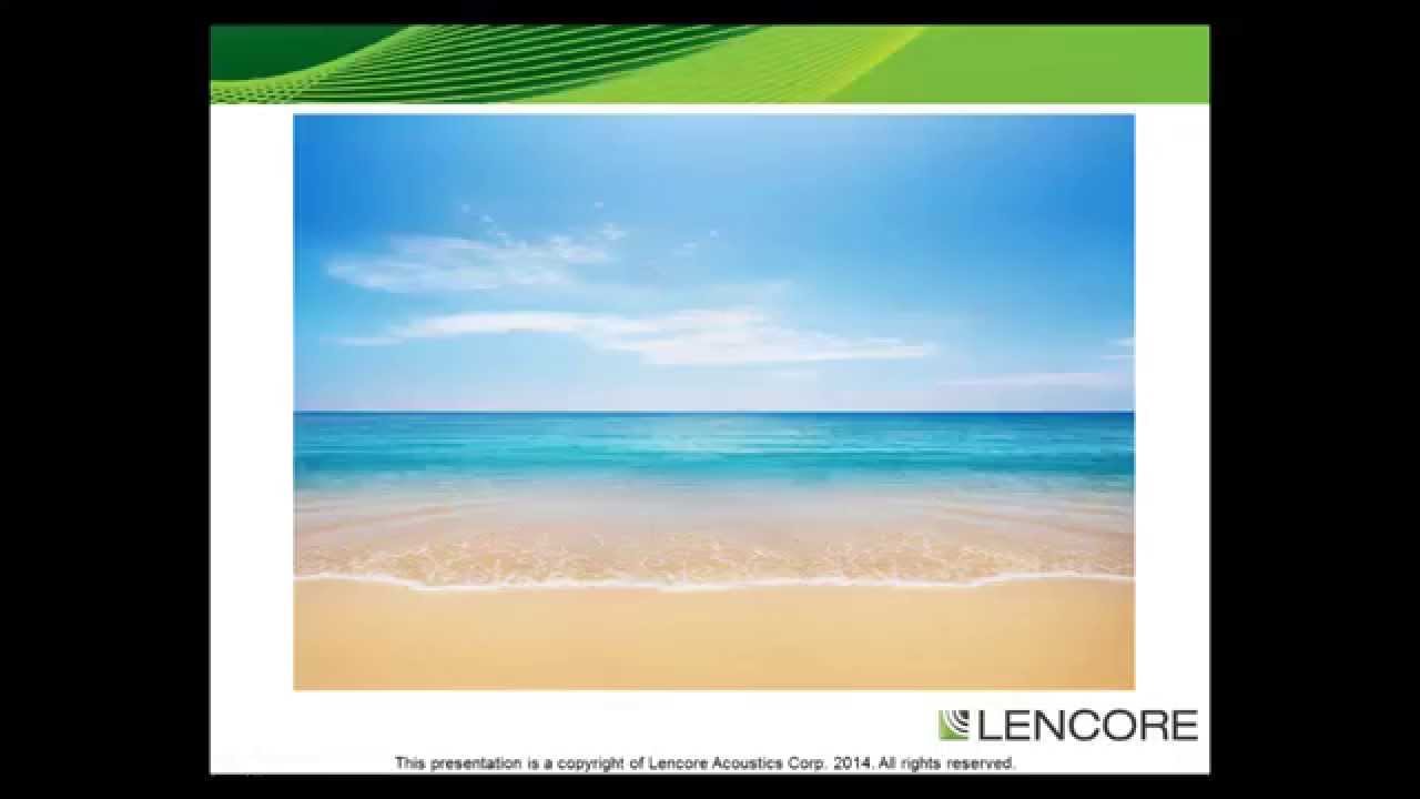 Lencore Sound Masking Overview Tutorial