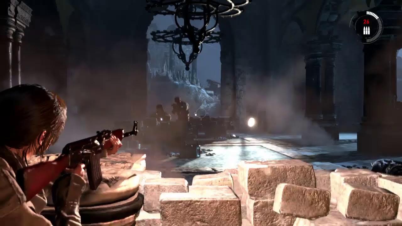 Jogando tomb raider Bora joga