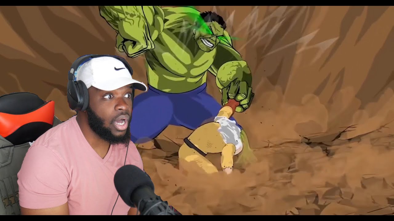 MARVEL VS ANIME! Hulk Vs. Saitama Animation (REACTION)
