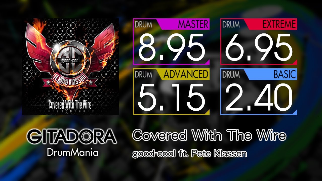 【GITADORA】 Covered With The Wire (MASTER ~ BASIC) Drum