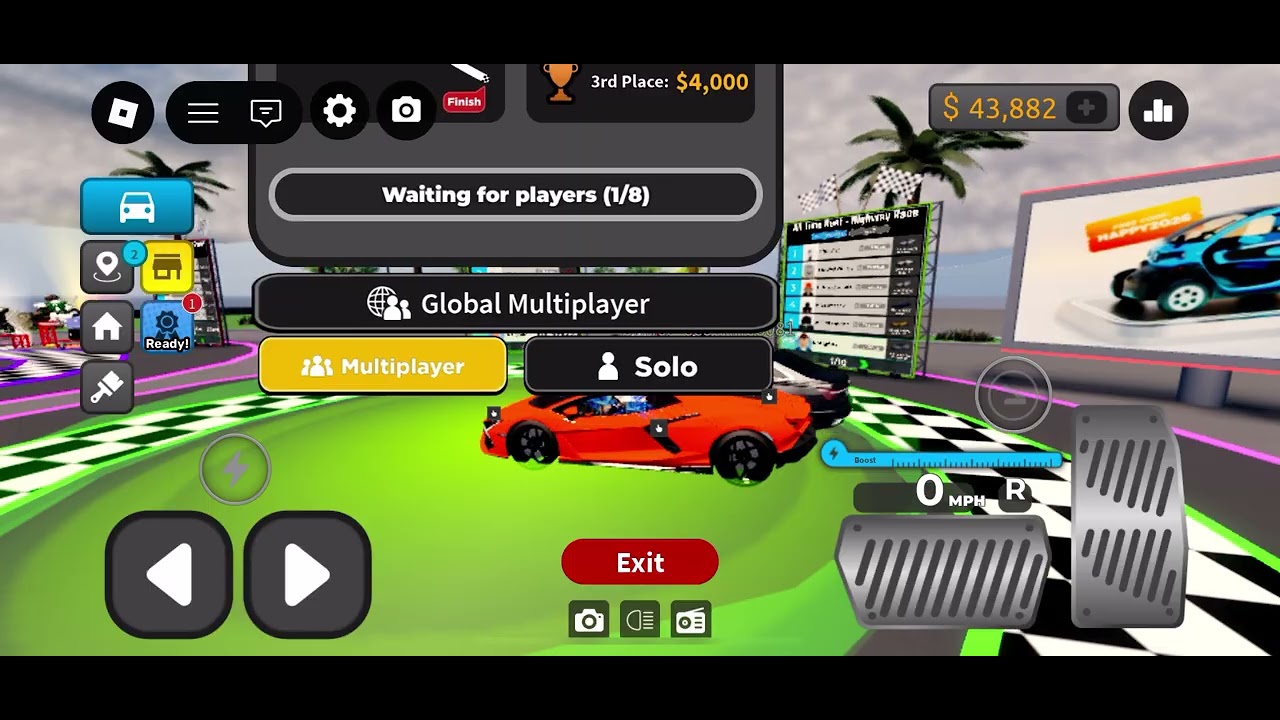 I played driving empire with my friend 