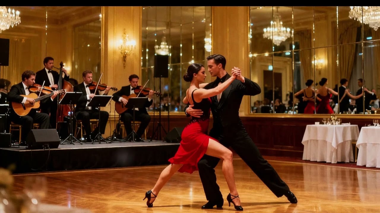 Tango: emoție, pasiune, eleganță. Două inimi, un singur ritm. 💃🖤Lasă muzica să spună povestea.