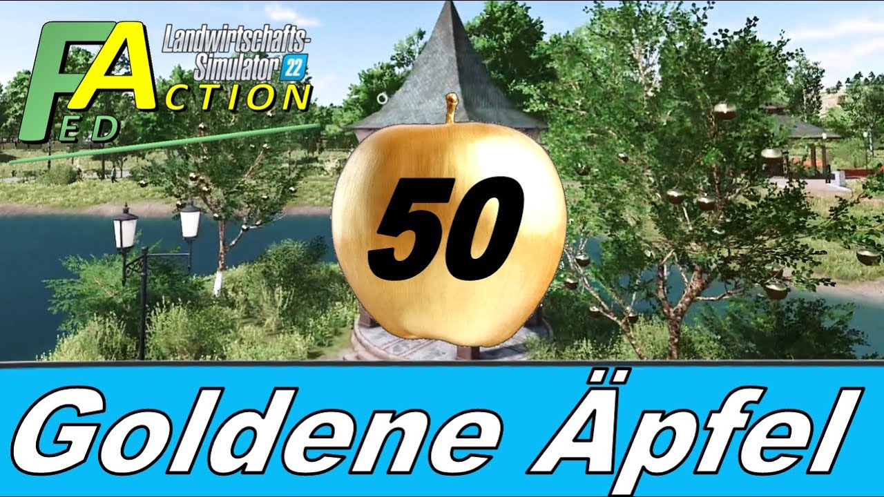 LS25 oder LS22 Zielonka Map alle goldenen Äpfel Sammlerstücke location Lösung