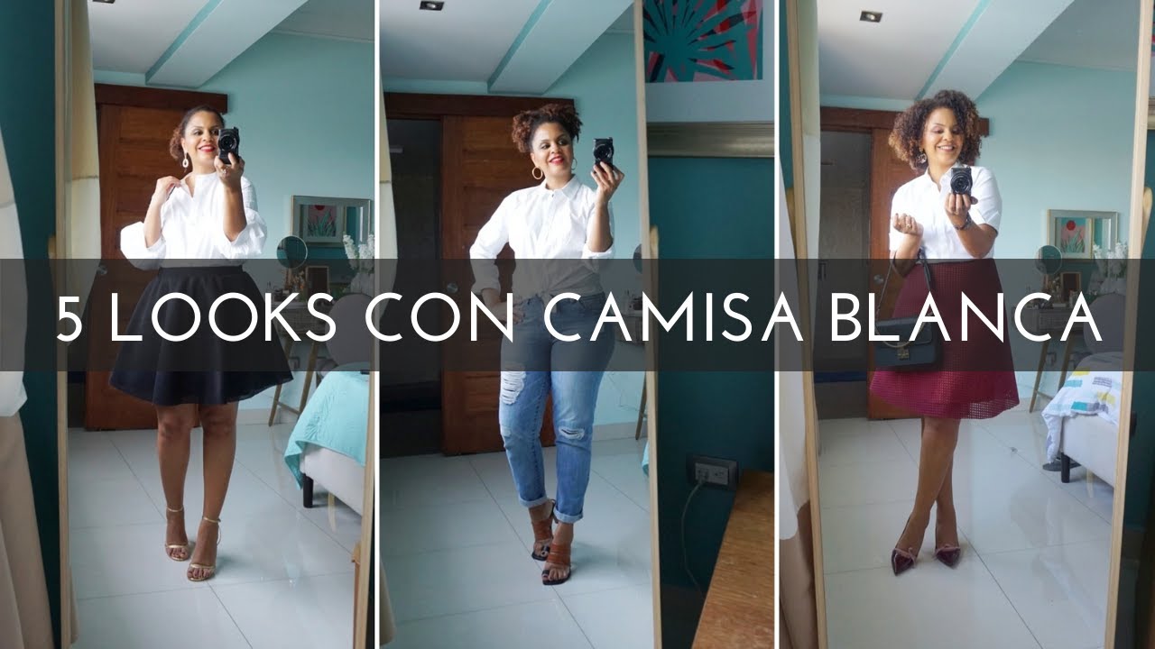 5 LOOKS USANDO CAMISAS BLANCAS PARA DIFERENTES OCASIONES