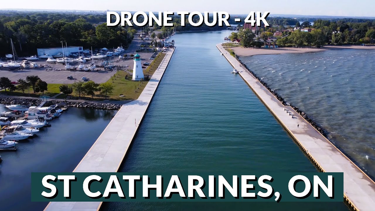 Drone Tour 4K: St. Catharines, Ontario - A Bird's-Eye View