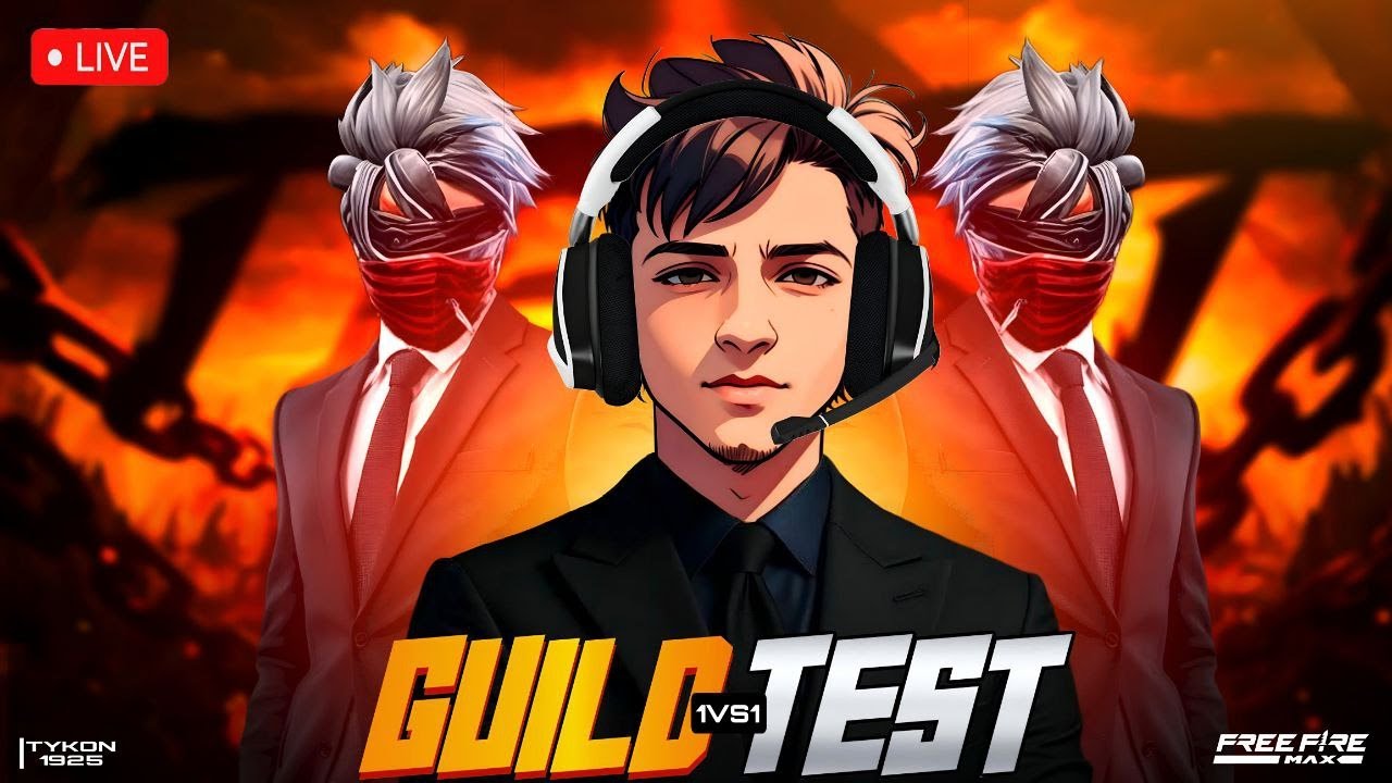 💀ᴿᴹᵀPLAYER'S or NEW LEGEND'S☠️ ‼️GUILD TEST🥶 #1v1 #testing​ #nonstopgaming #smooth - free fire live