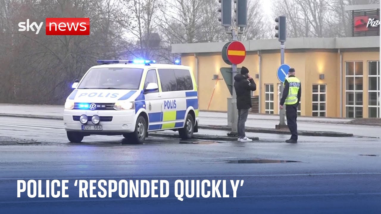Sweden shooting: Witness sent text from school after hearing 'automatic rifle fire'