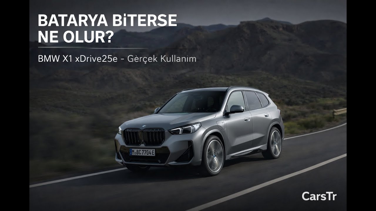 Plug-in Hibrit araçlar şarj bittiğinde ne yapıyor ? Yolda mı kaldık ! BMW X1 xDrive25e  #bmwx1 #bmw
