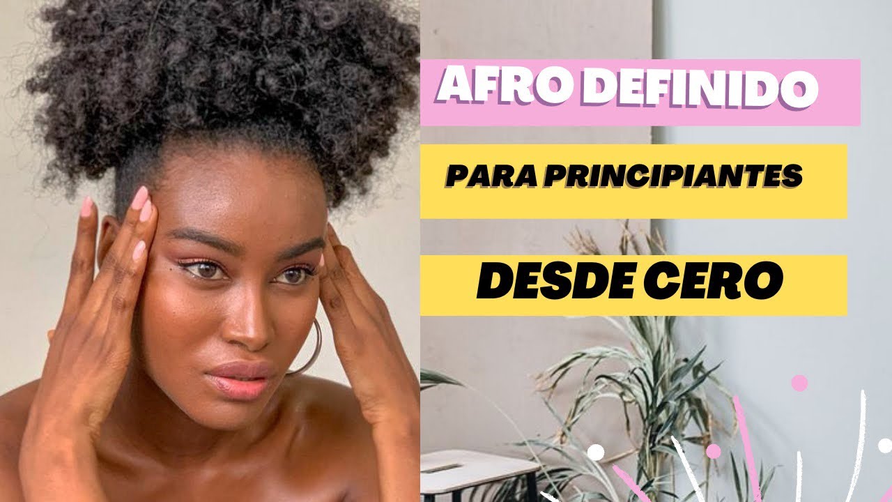 AFRO DEFINIDO PARA PRINCIPIANTES ✨#cabello4c #cabelloafro #rutina #principiantes