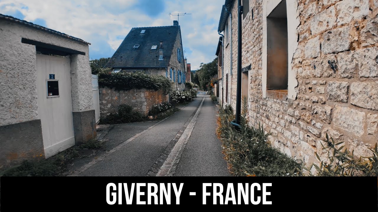 Walking through Giverny, France - Virtual Tour