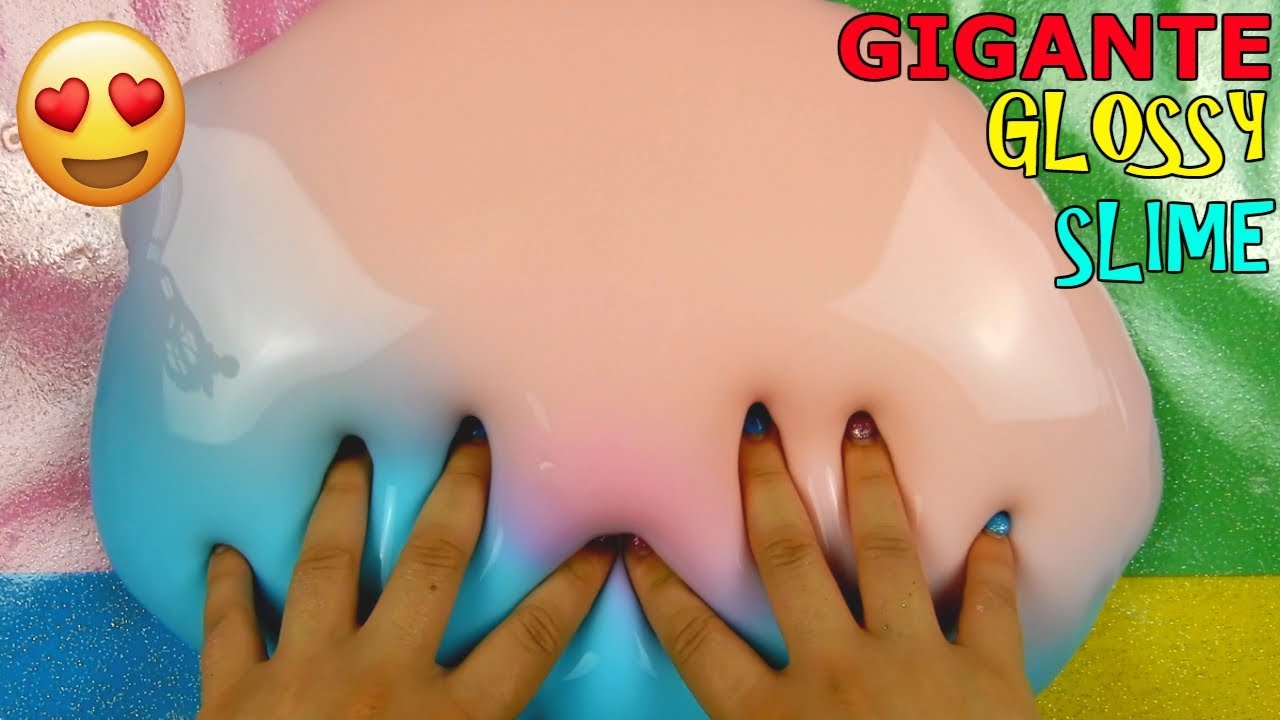 SLIME GIGANTE SUPER GLOSSY COTTON CANDY! (SLIME GLOSSY PERFETTO) Iolanda Sweets