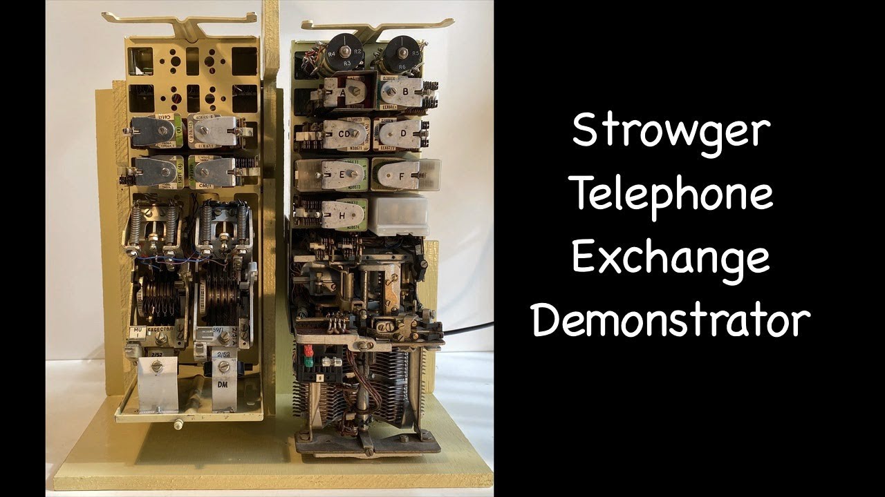My vintage Strowger Telephone Exchange Demonstrator
