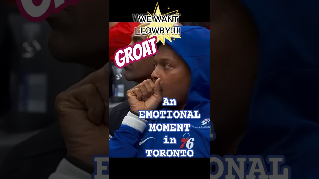 "We Want Lowry!" The final emotional minutes in Toronto 🥹 