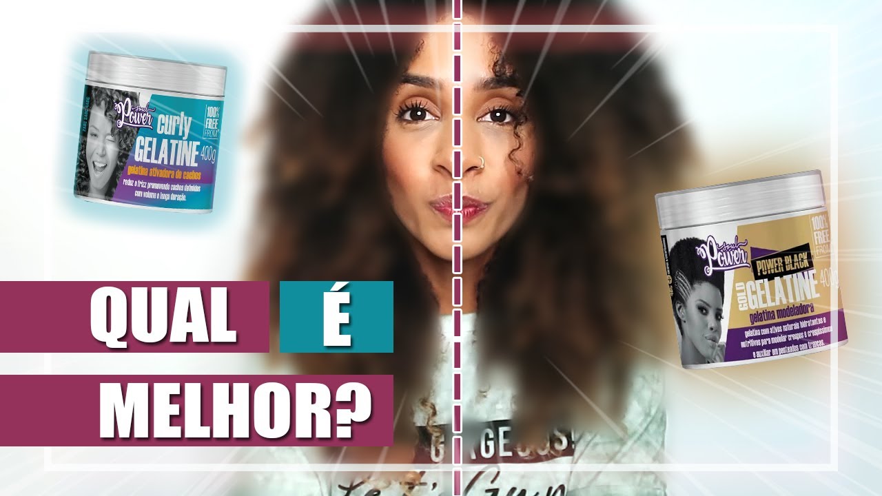 FINALIZAÇÃO GELATINAS SOUL POWER EM CABELO CRESPO| SERA QUE DEU CERTO?