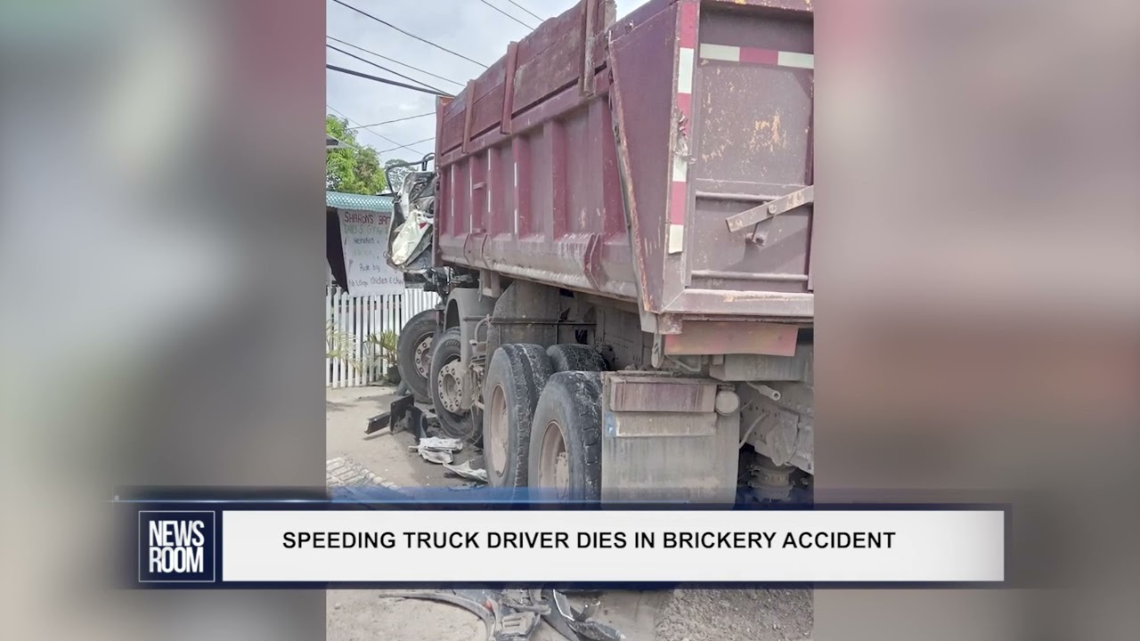 SPEEDING TRUCK DRIVER DIES IN BRICKERY ACCIDENT
